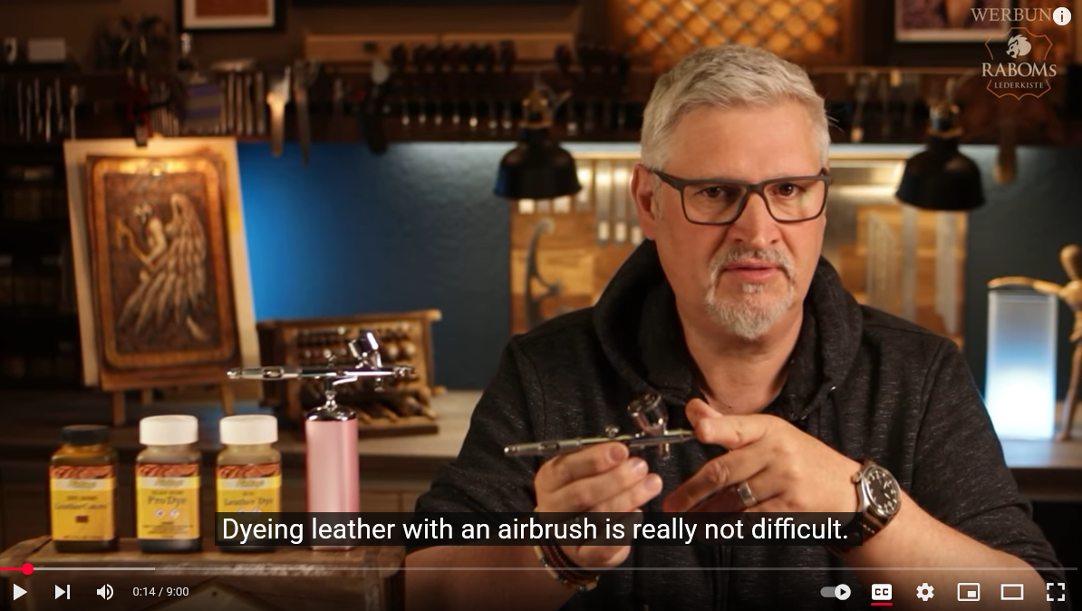 Dyeing Leather With an Airbrush